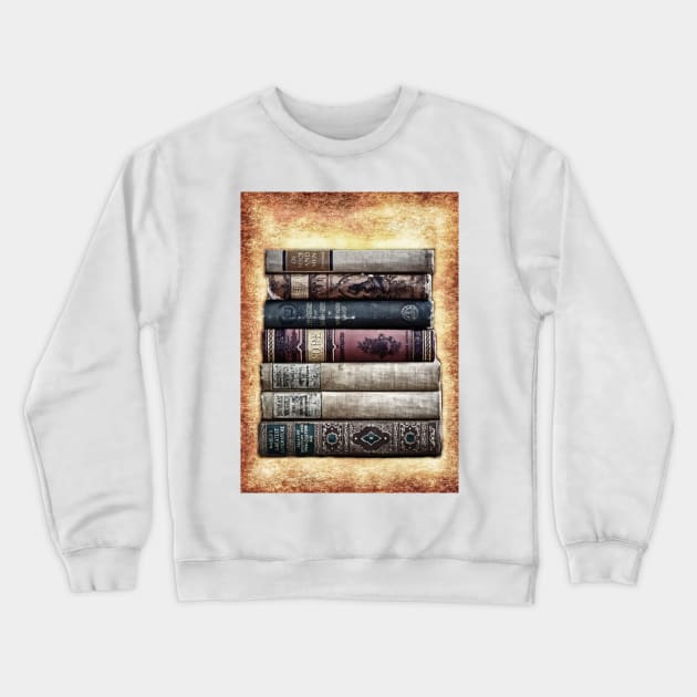 Classic Book Collection Crewneck Sweatshirt by JimDeFazioPhotography